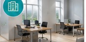 Clean modern office